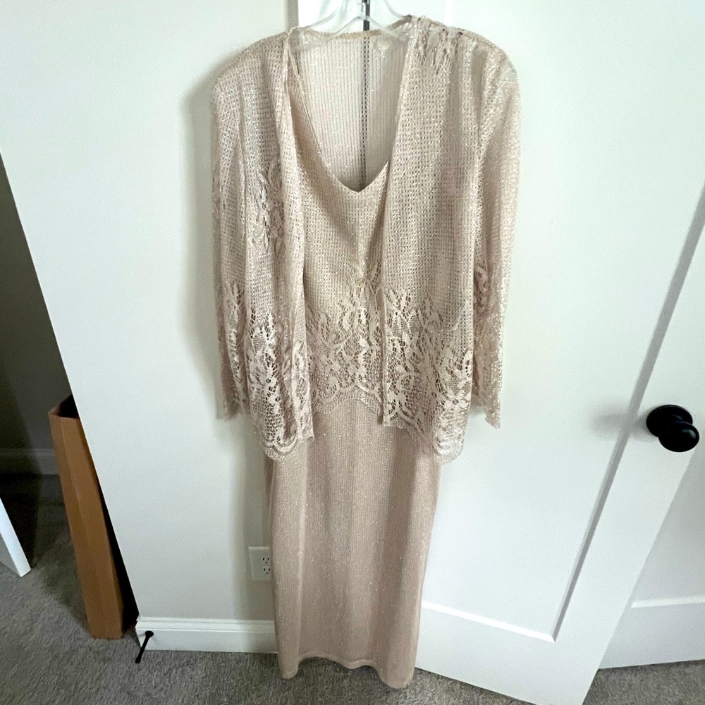 Semi formal dress and jacket
